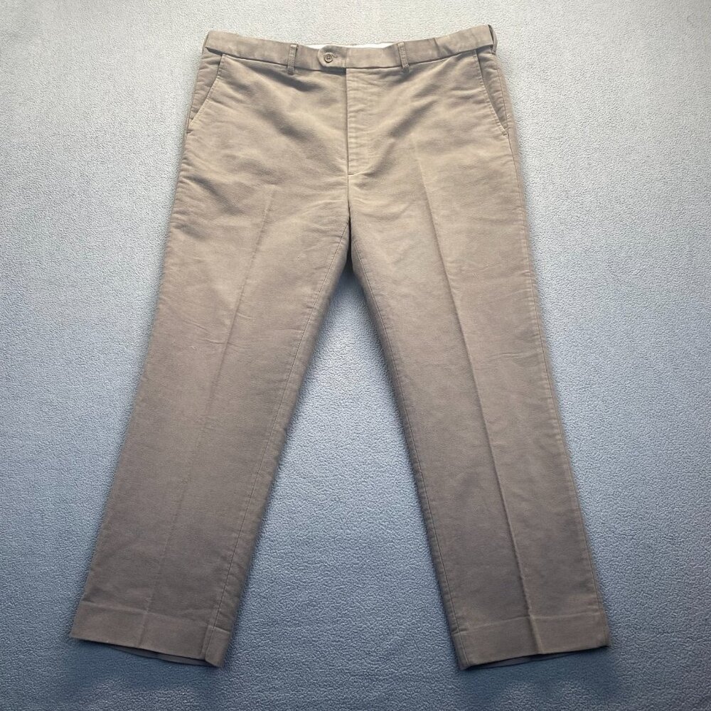 Peter Christian Men's Flat Front Cotton Chinos Pants Size 46X30 100% Cotton